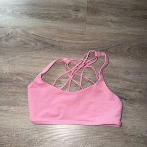 lululemon athletica Pink Strappy Workout Bra